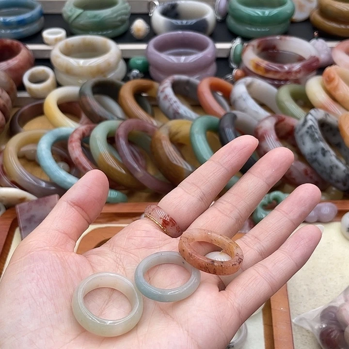 石英质玉圈口60未镶嵌ℳ***ゝ