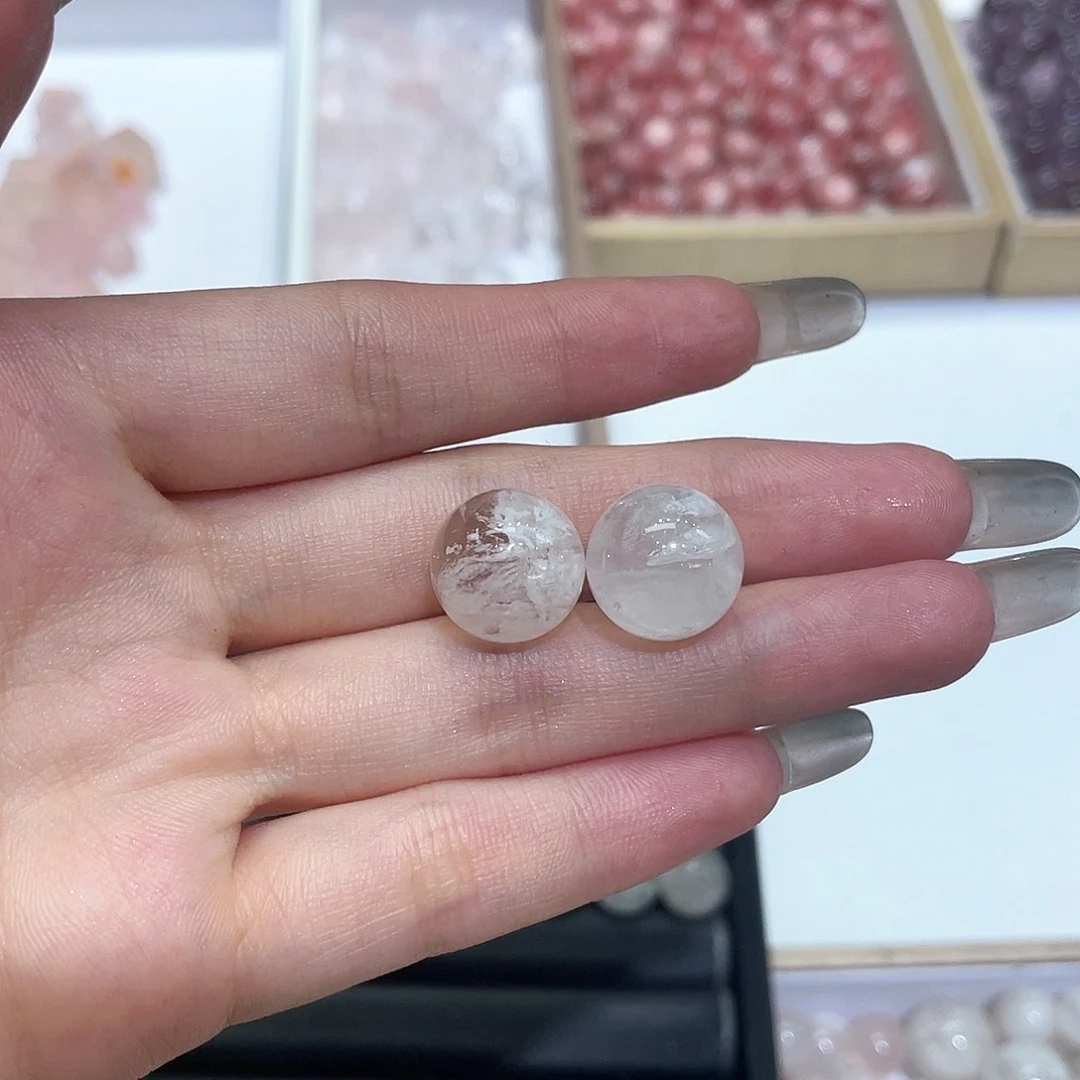 水晶珠宝半成品银S925镶嵌