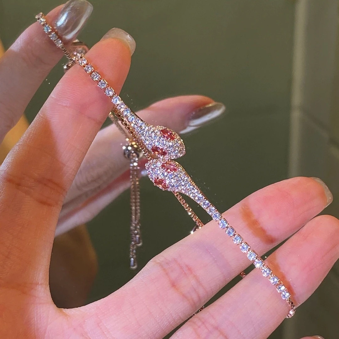 铜合金手链 高定系列镀18k金灵蛇手链