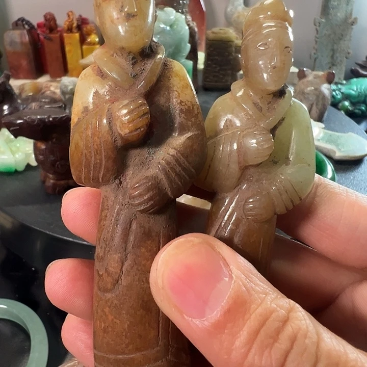 老***冬和田玉（糖玉）未镶嵌挂件