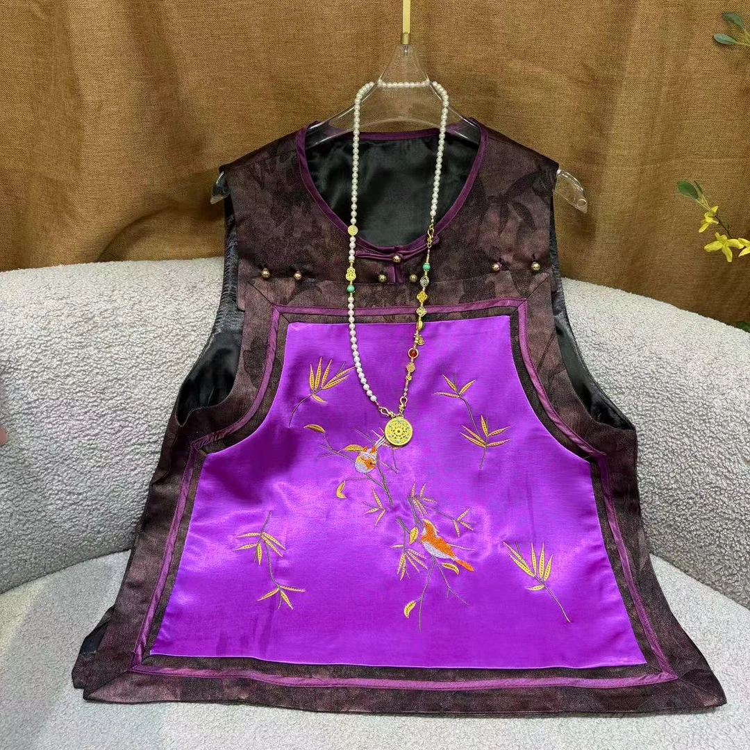 【SHANGLIU】新中式国风高级时尚百搭马甲新款（550）