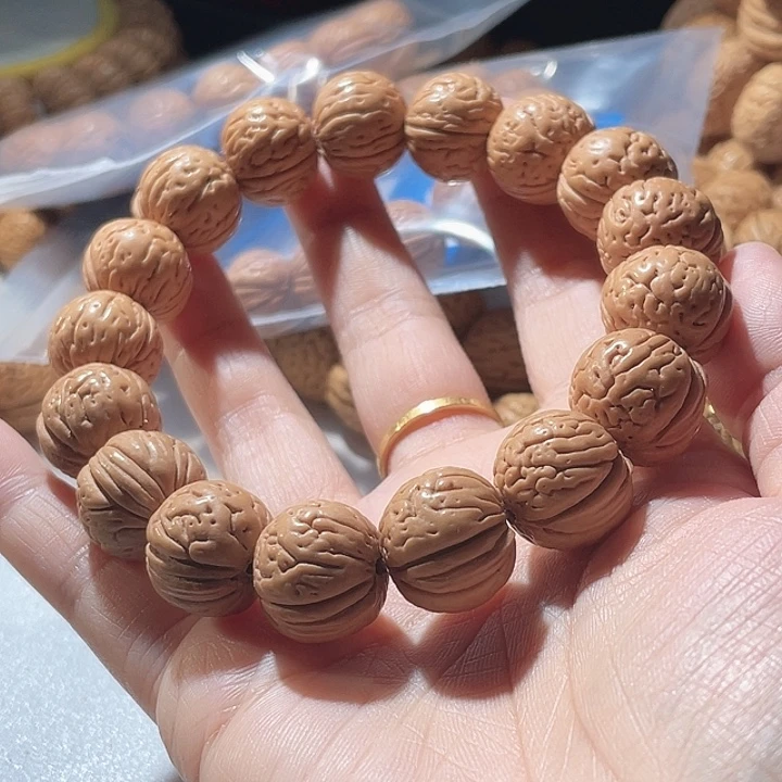 看***口吊坠桃核桃核手串元宝51