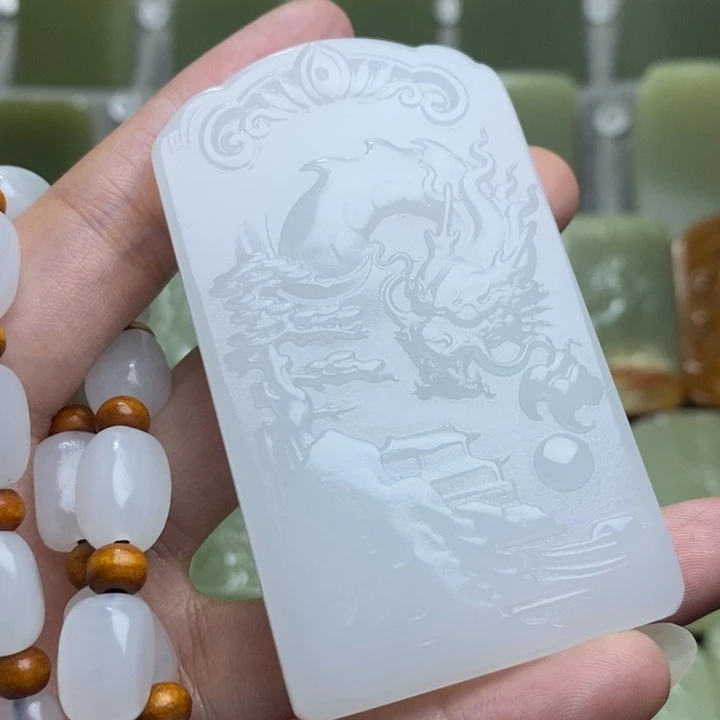羊脂白龙山水守护47