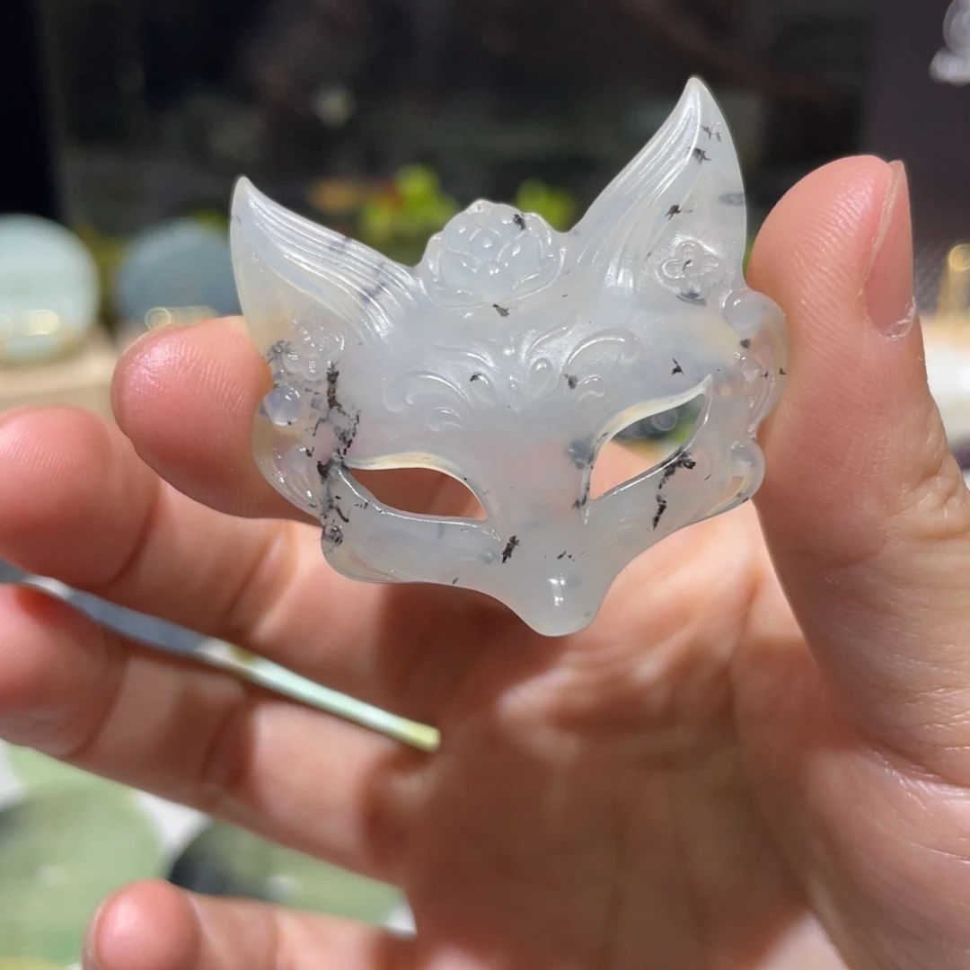岫玉未镶嵌颈饰35