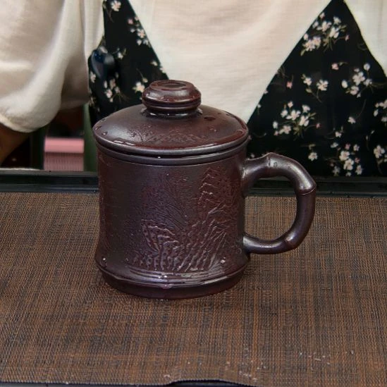 茶杯紫砂高货放漏