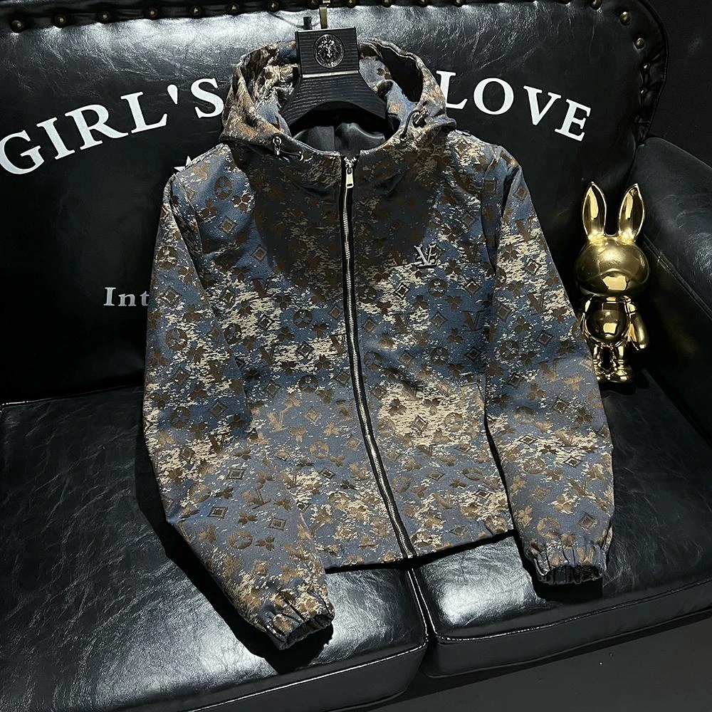 欧洲站轻奢时尚设计款夹克衫男2025春季新款欧货潮牌高级百搭外套