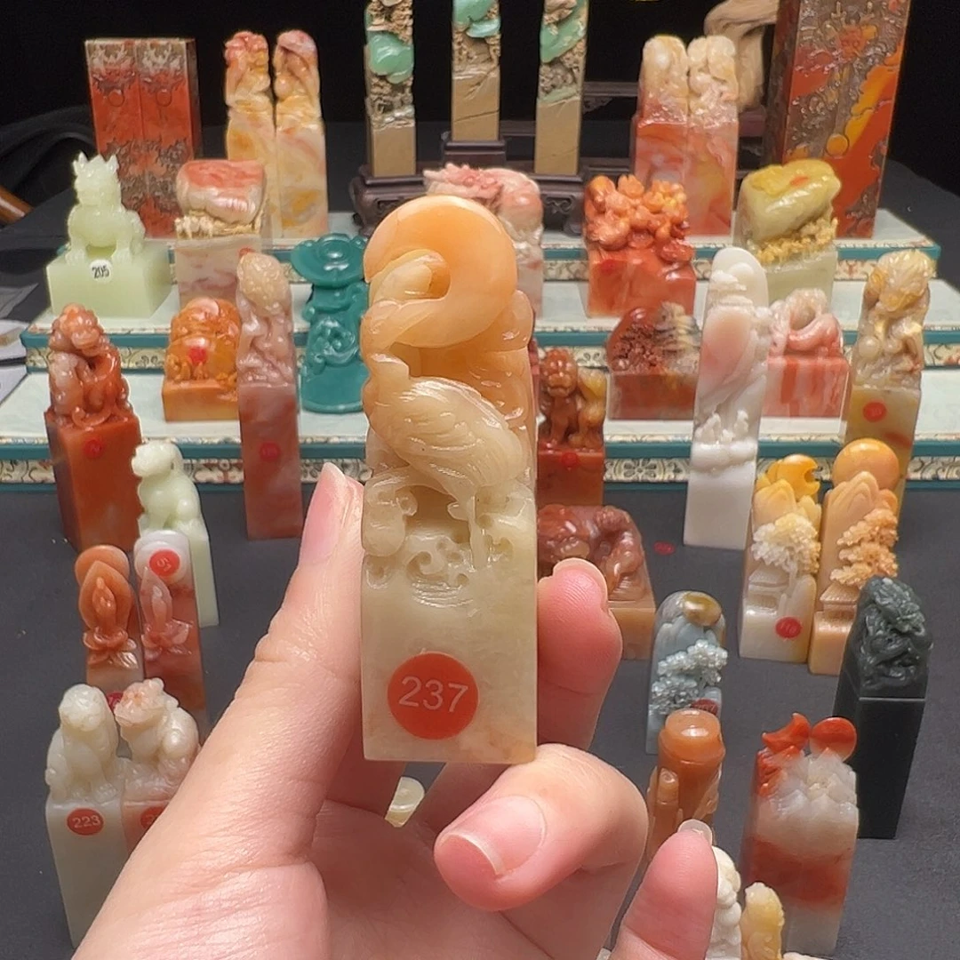 印石寿山石手工制作