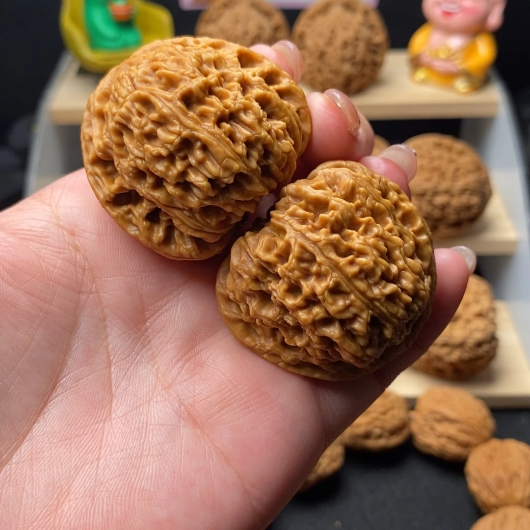 把件文玩核桃21南将石43全品麻团原生态