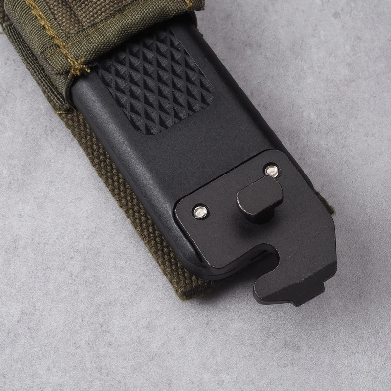 海豹迷彩磨刀石  背夹 户外装备