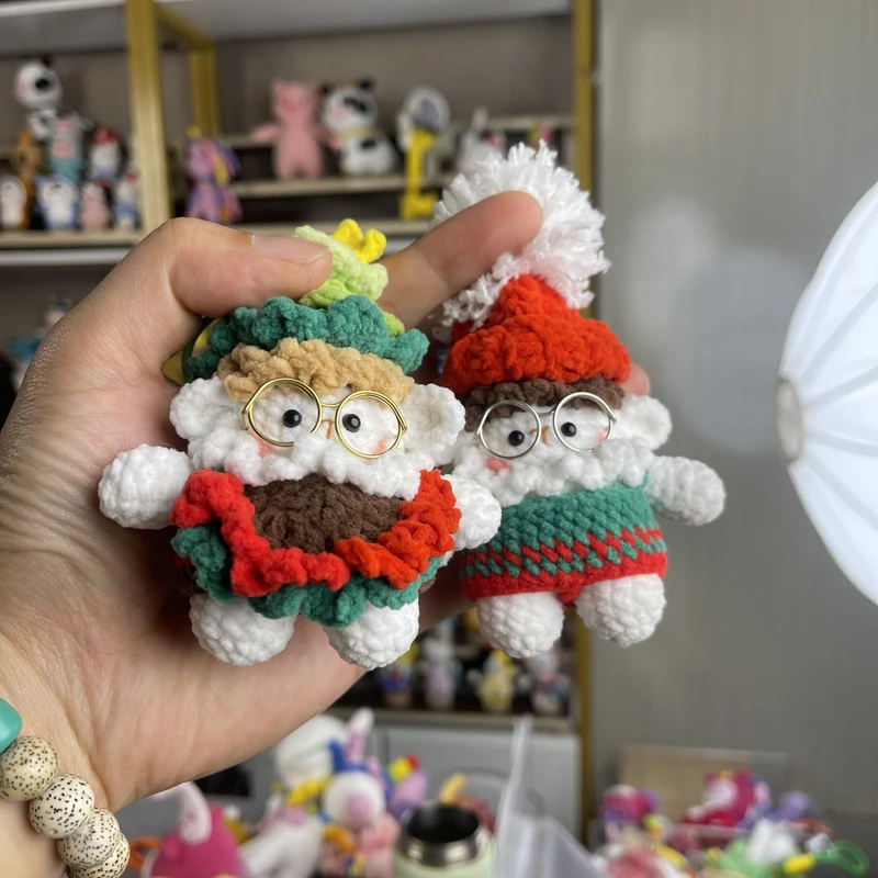 新年小羊情侣款纯手工钩织玩偶成品现货挂件摆件配饰礼物
