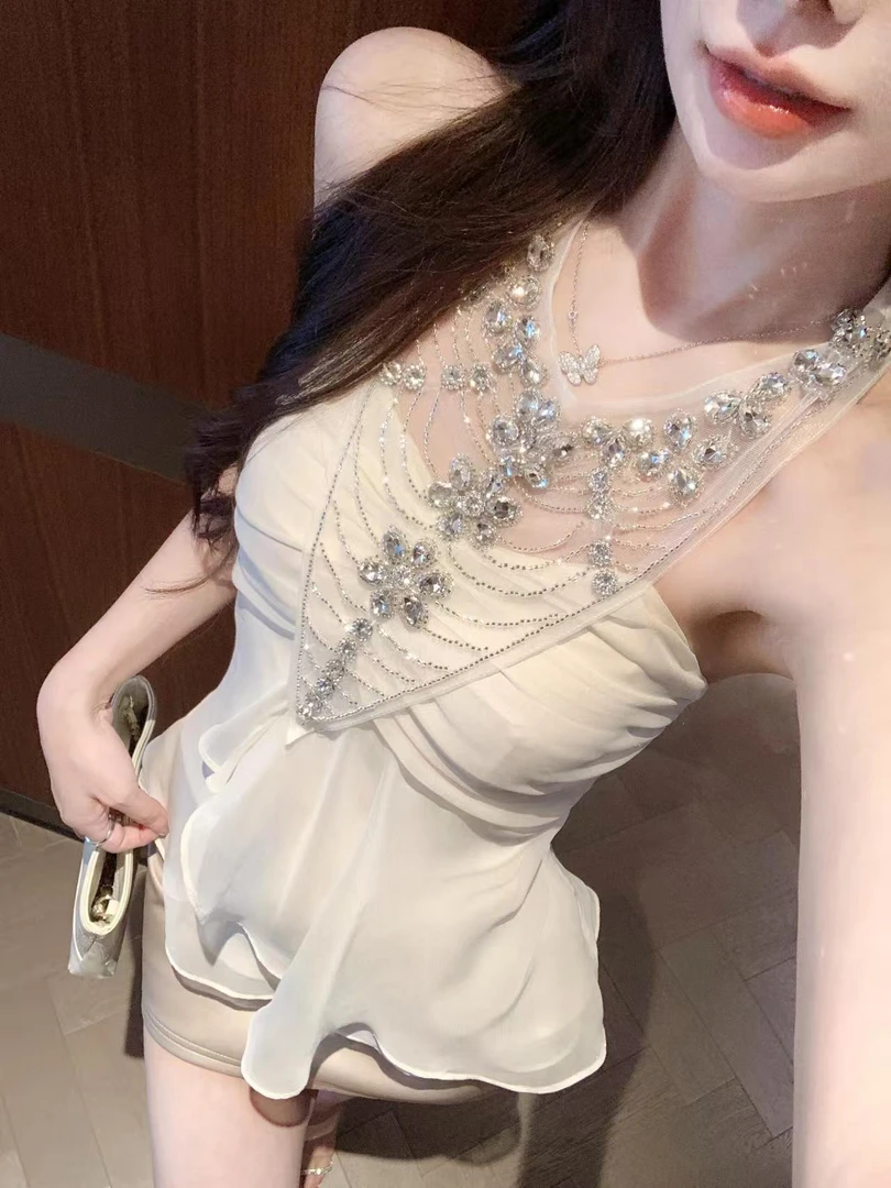 纯欲时尚气质显瘦高级别致设计感上衣+百搭包臀半身裙女小众新款