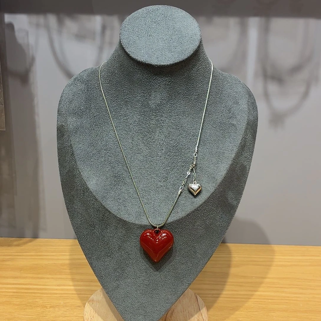 锆石纯铜合金项链