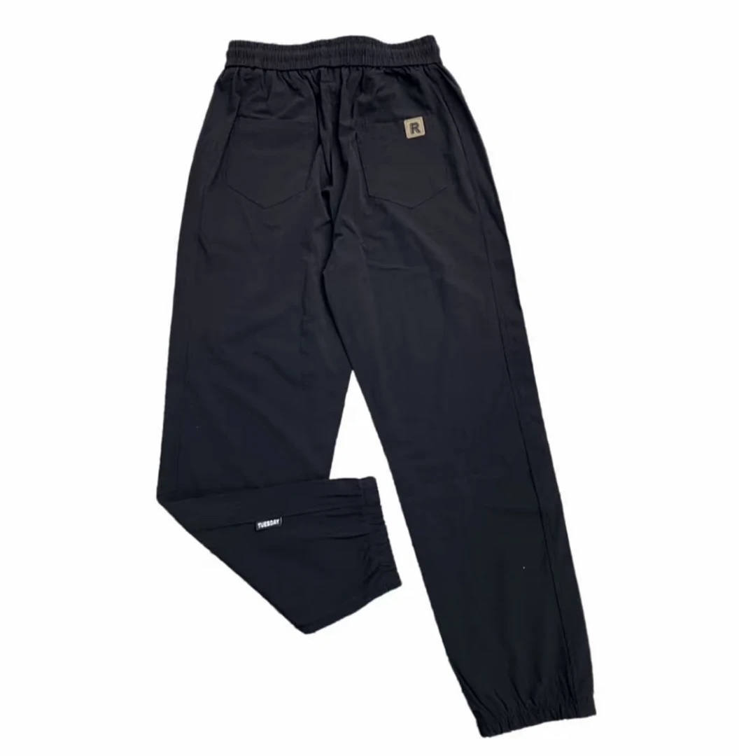 高腰纯色春夏薄款通勤风休闲裤运动夏季百搭春款速干