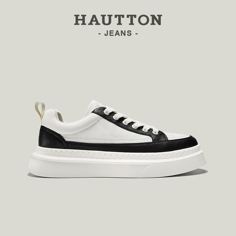 时尚休闲鞋男式休闲鞋子潮流厚底小白鞋男士滑板鞋板鞋931XB4096