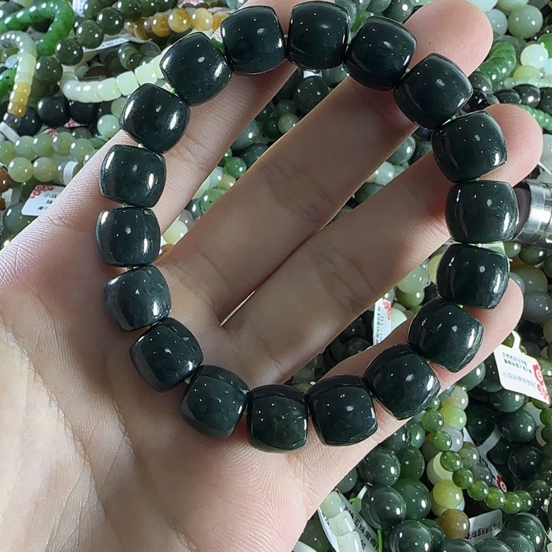 和田玉手链未镶嵌35