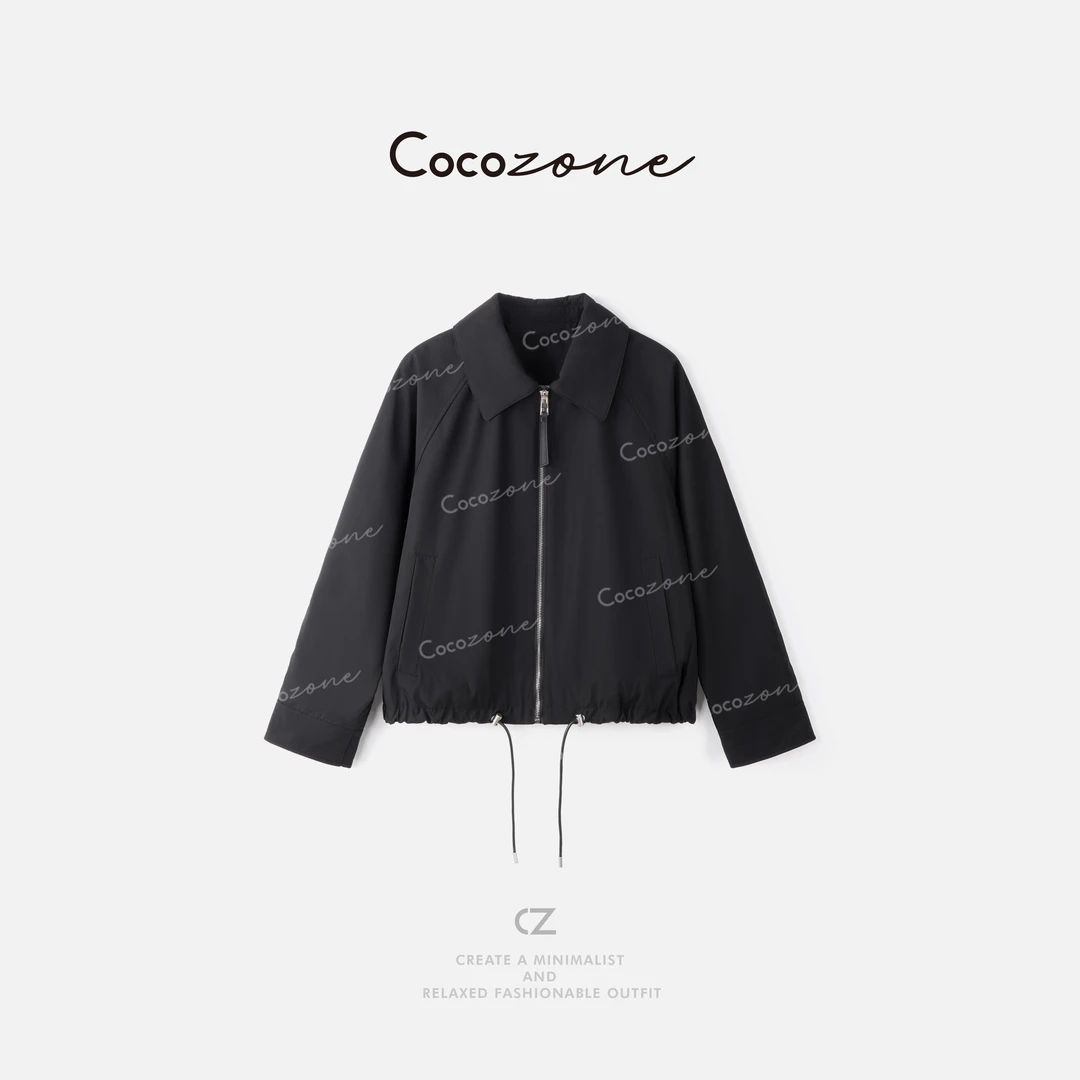 COCO ZONE 刘一一 "气球风衣"超时髦巴恩风翻领外套 CD2A1971