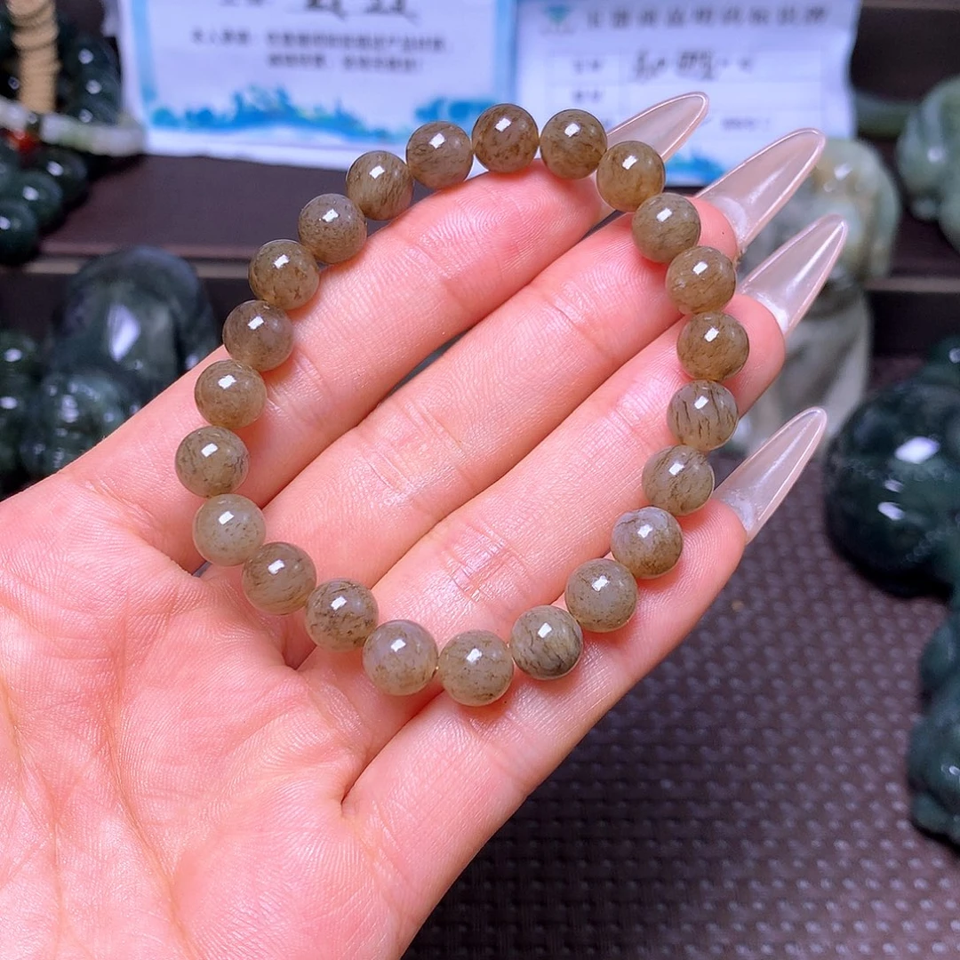 未镶嵌手串和田玉卡8