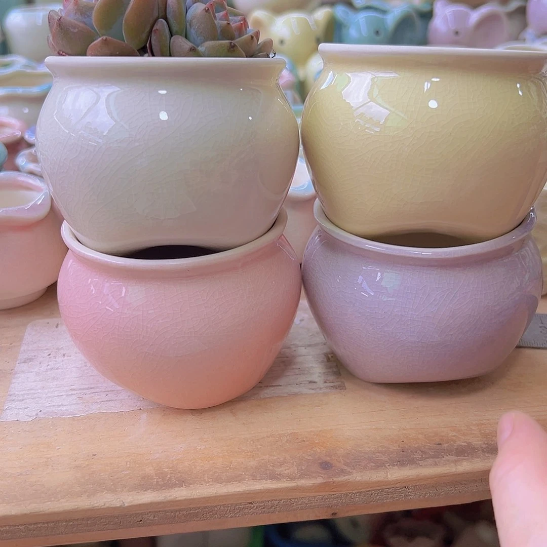 陶瓷花盆当场凑满12包邮