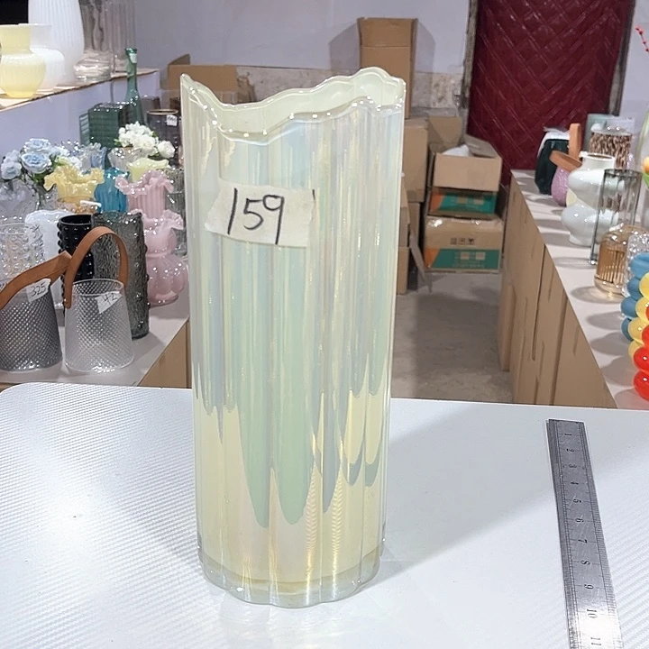 玻璃159高30口12玻璃花瓶嘎嘎好看玻璃花瓶