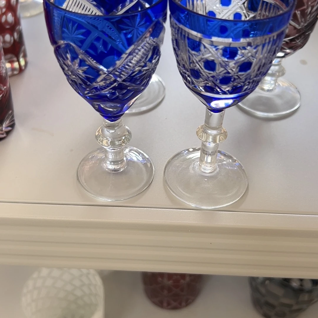 水***手柄款水晶玻璃如图二个