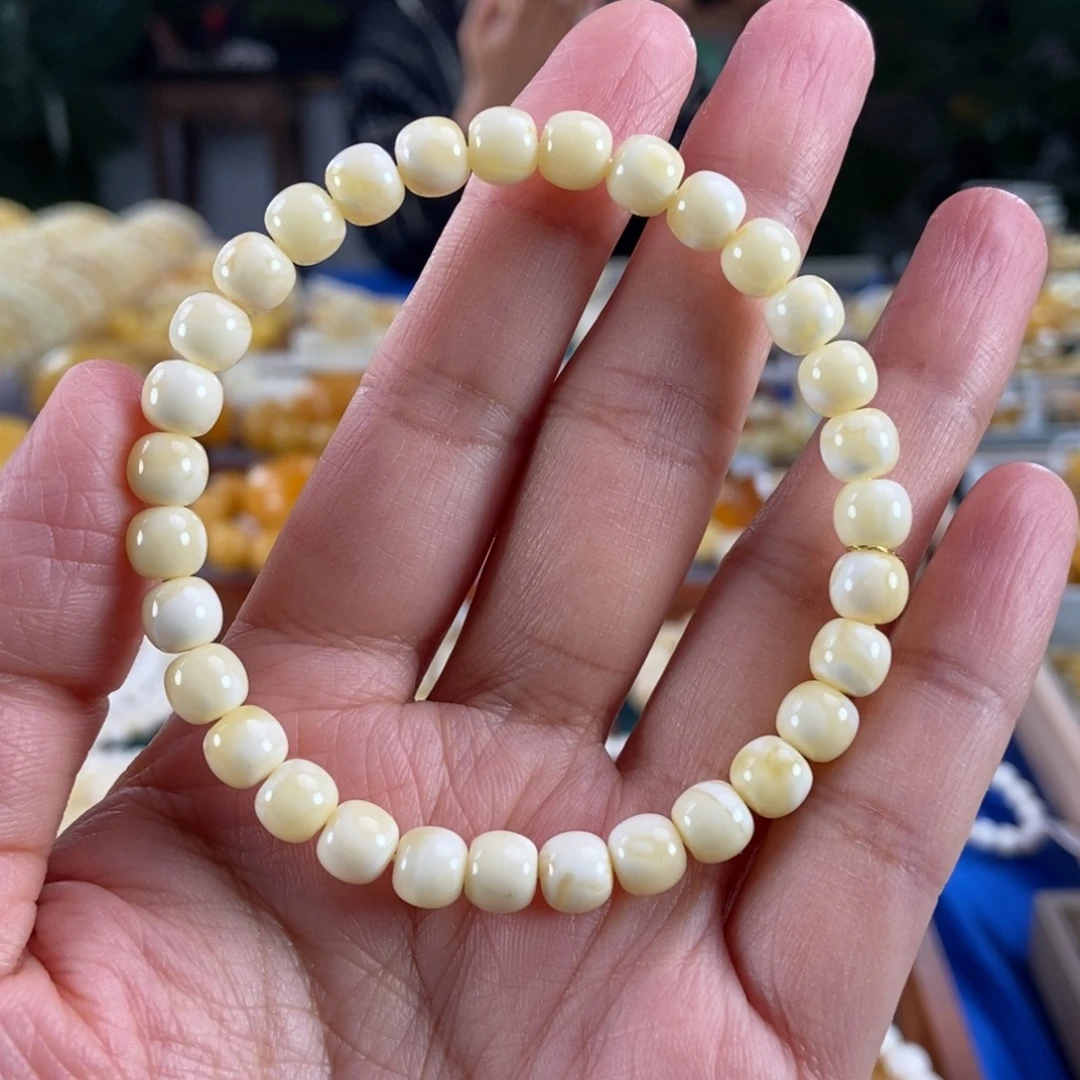 淘***美琥珀未镶嵌珠宝奇石6+白花蜡老型5.95