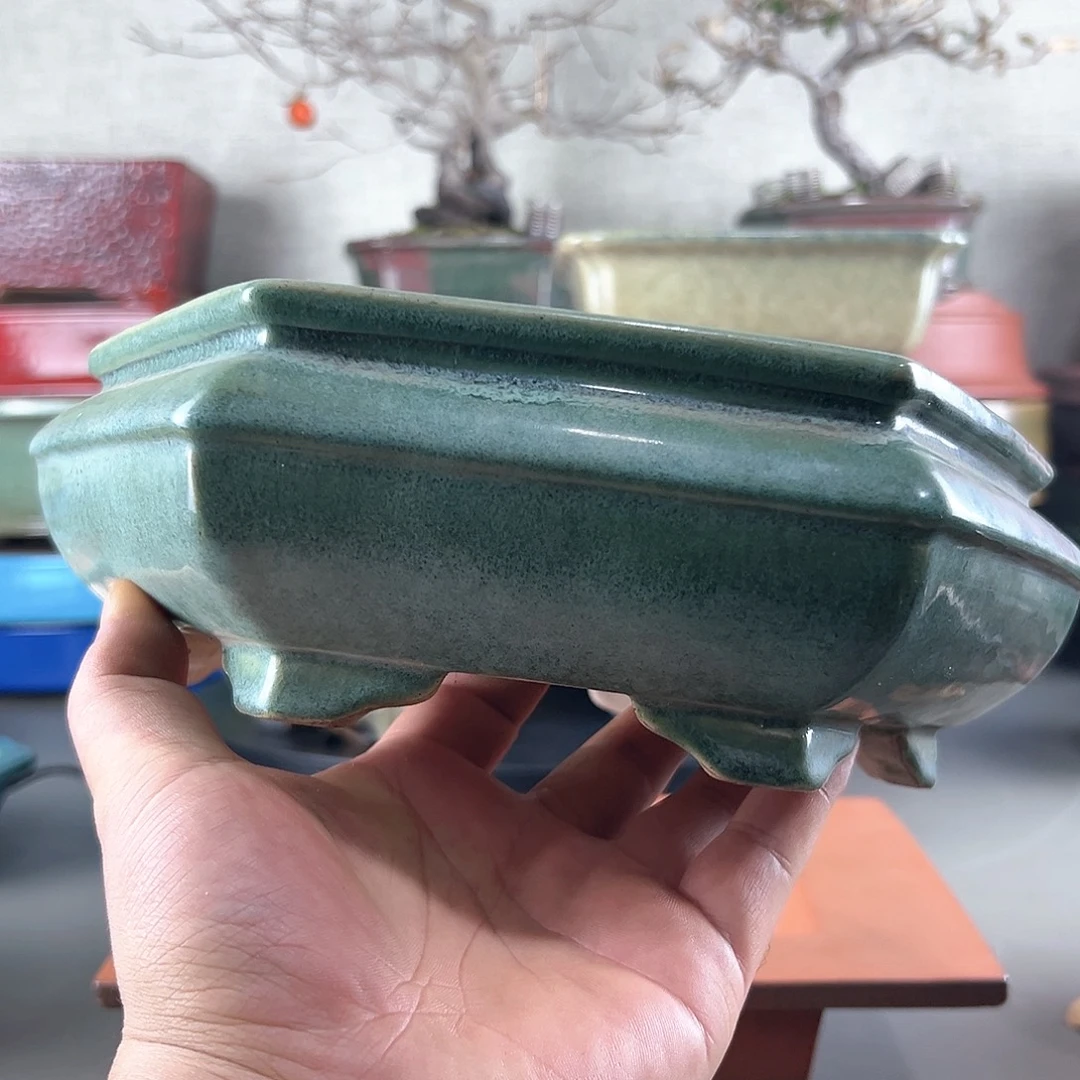 高温紫砂六角23.5*8.5