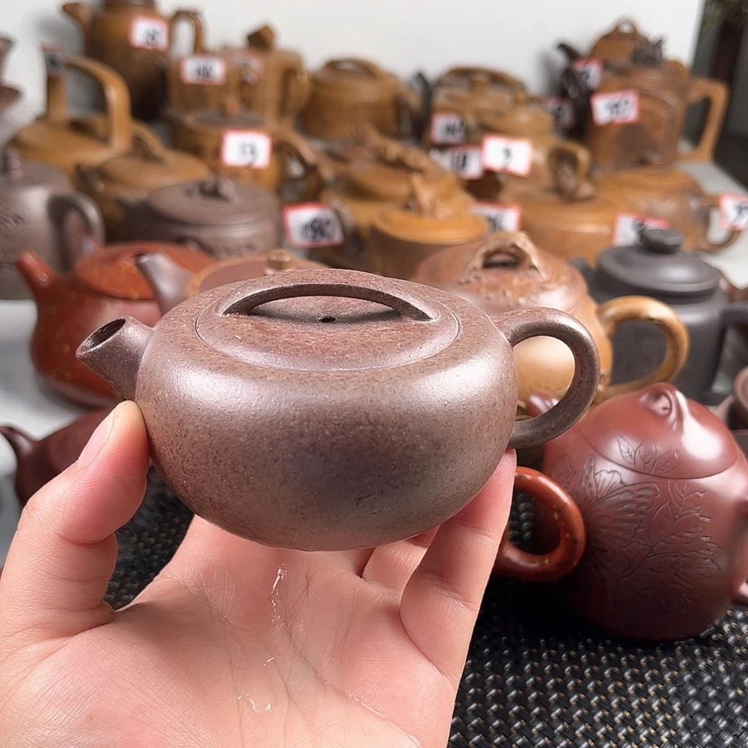 紫泥茶壶宜兴紫砂