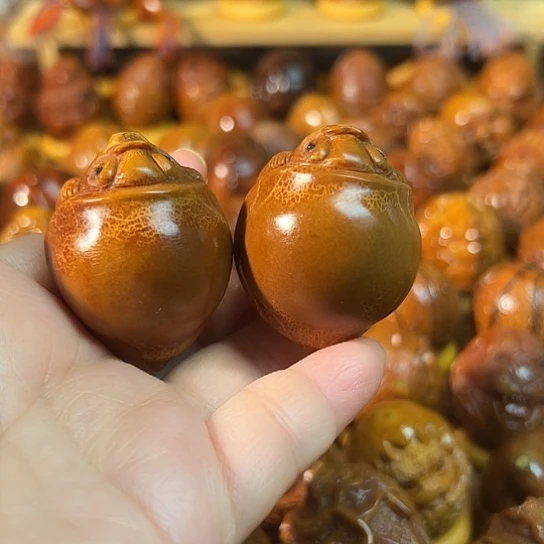 橄榄核手串/手链光背龟一对