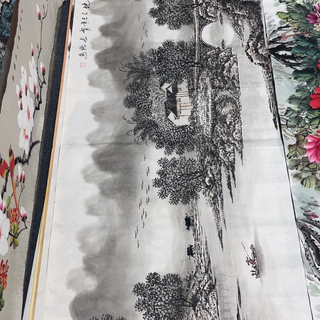 国画明月的直播间10