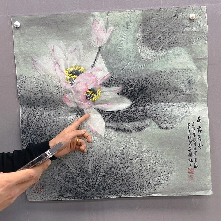 国画纯手绘字画宣纸