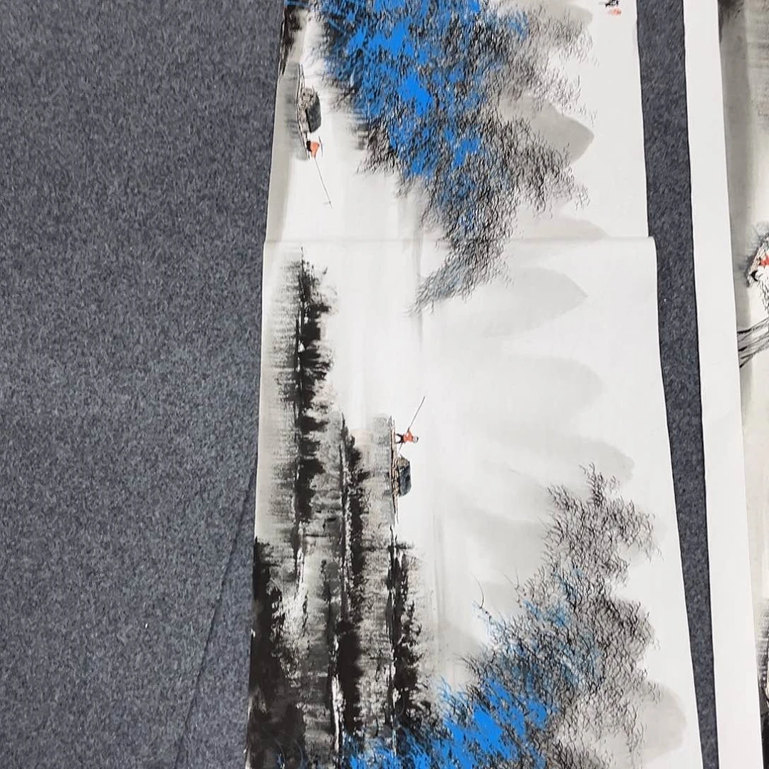 国画国画老师手绘作品