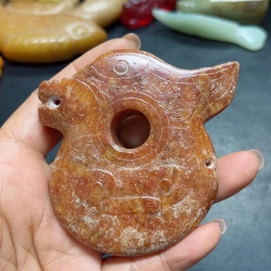 吊坠白玉菩提把件