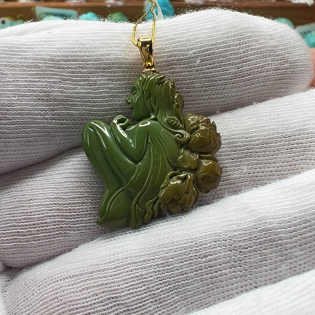 绿松石蝴蝶仙子 未镶嵌