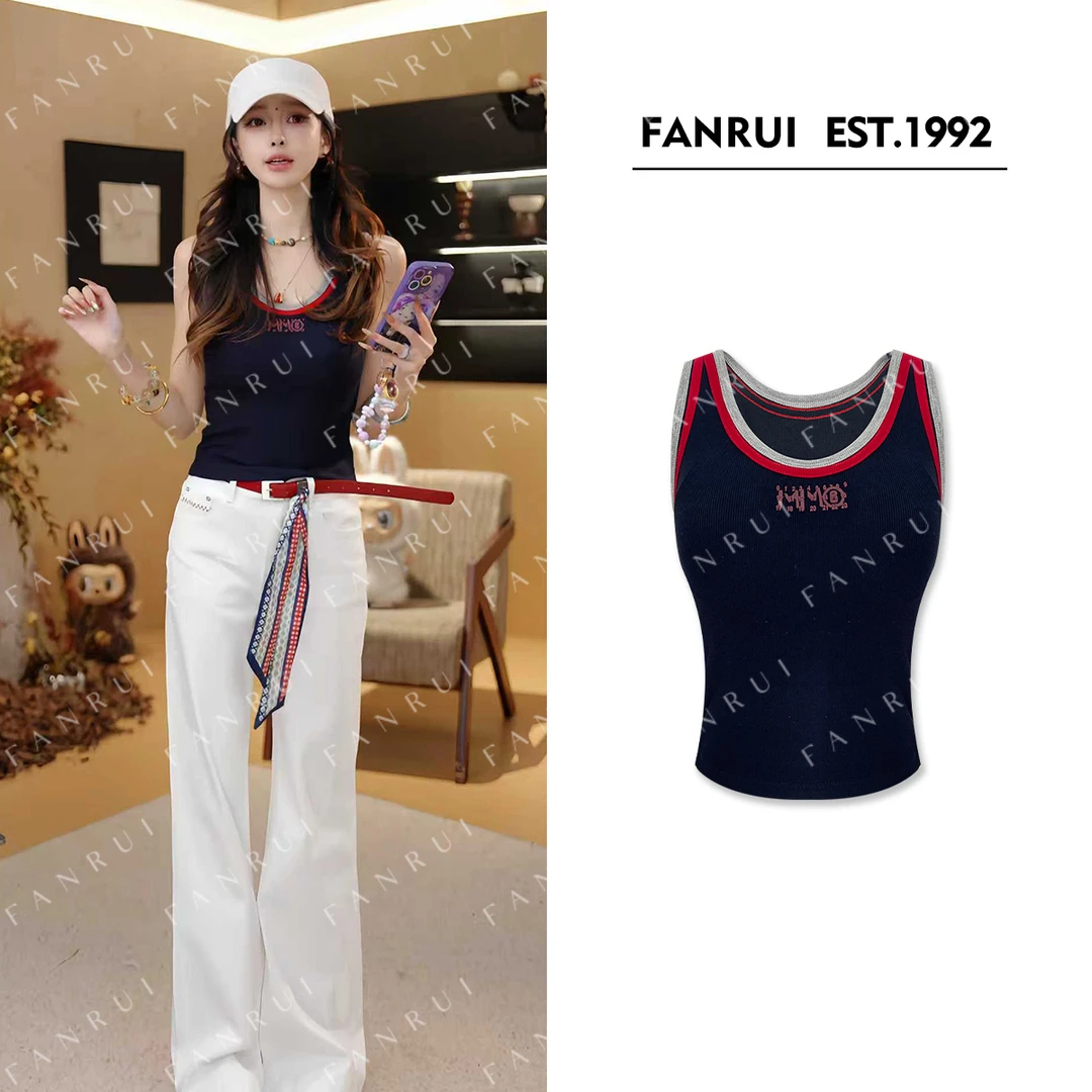 FANRUI/泛芮「新印象」舒适百搭性感修身内搭打底吊带小背心B18210
