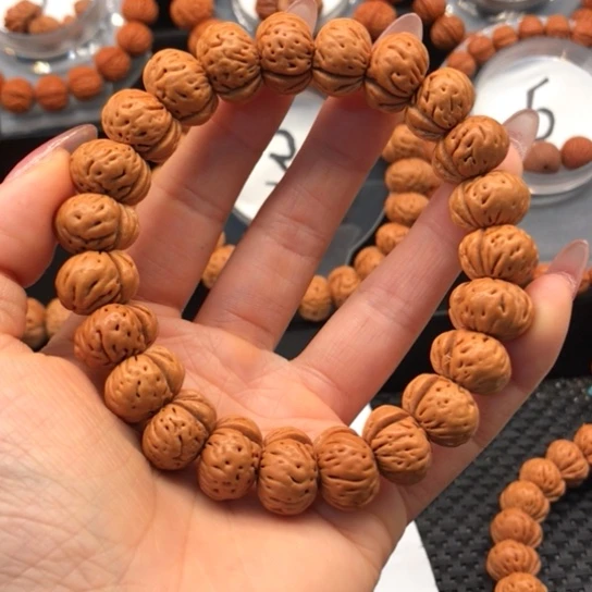 桃核吊坠蟠桃单圈1.5