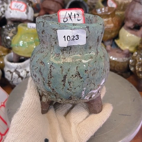 粗陶花盆手工花盆制作