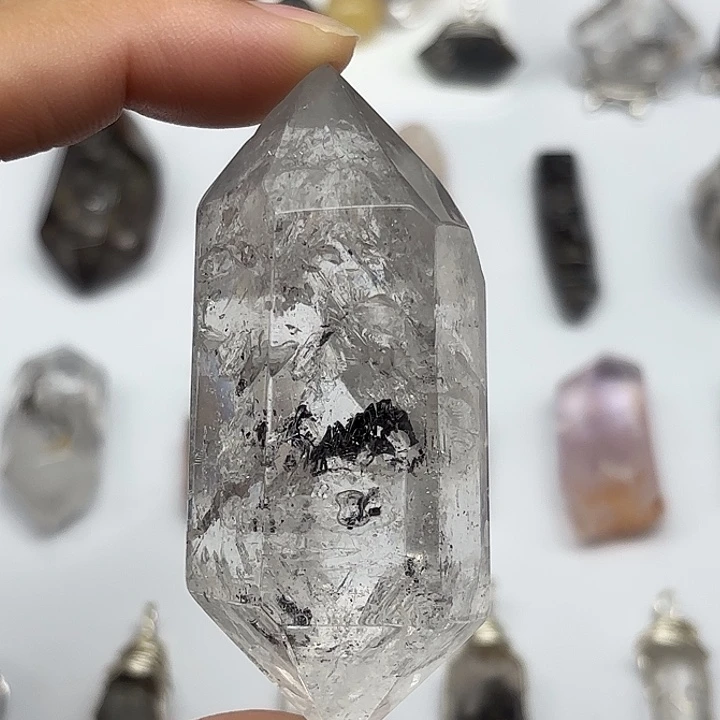 颈饰水晶未镶嵌闪灵钻手握/摆件71mm+