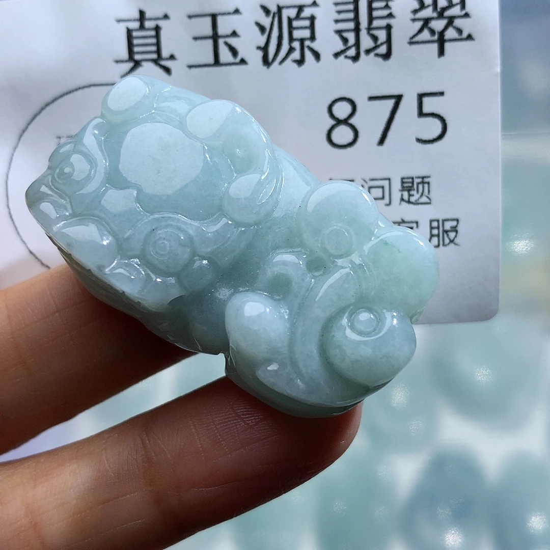 翡翠未镶嵌颈饰875