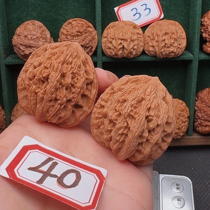 把件文玩核桃虎头42尺