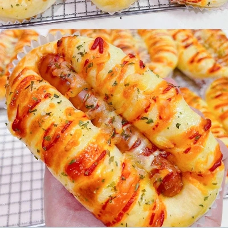 速美优福【无脱氢】新鲜热狗整根香肠早餐短保现烤夹心面包早餐代餐