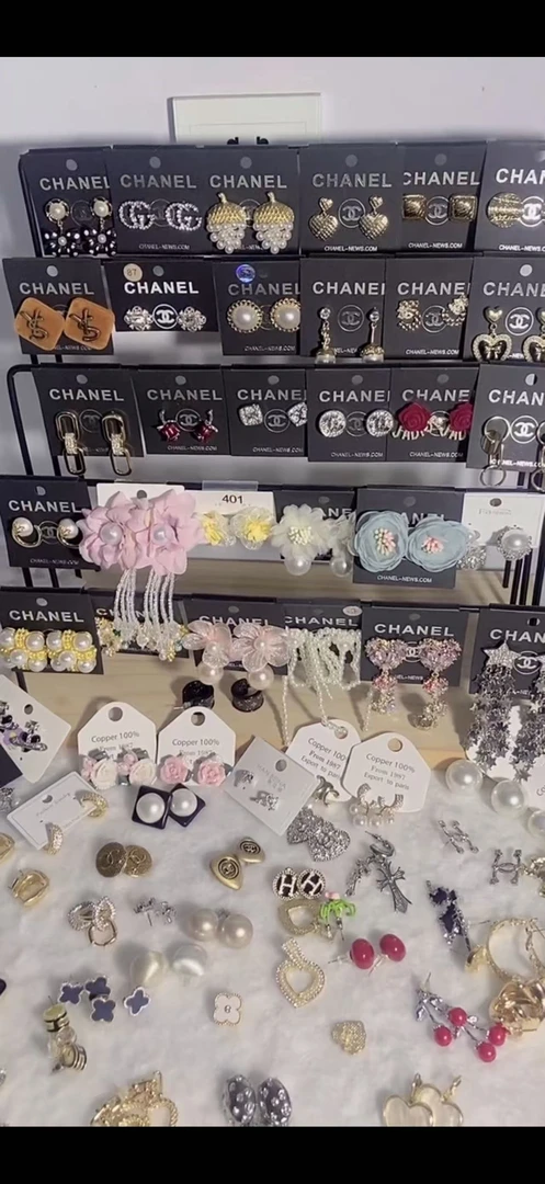 铜合金仿珍珠耳饰 甜美风商务风女耳环小清新时尚韩版饰品气质