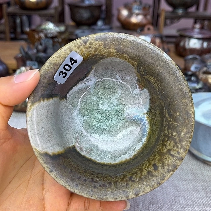 裸柴烧陶瓷手工茶器