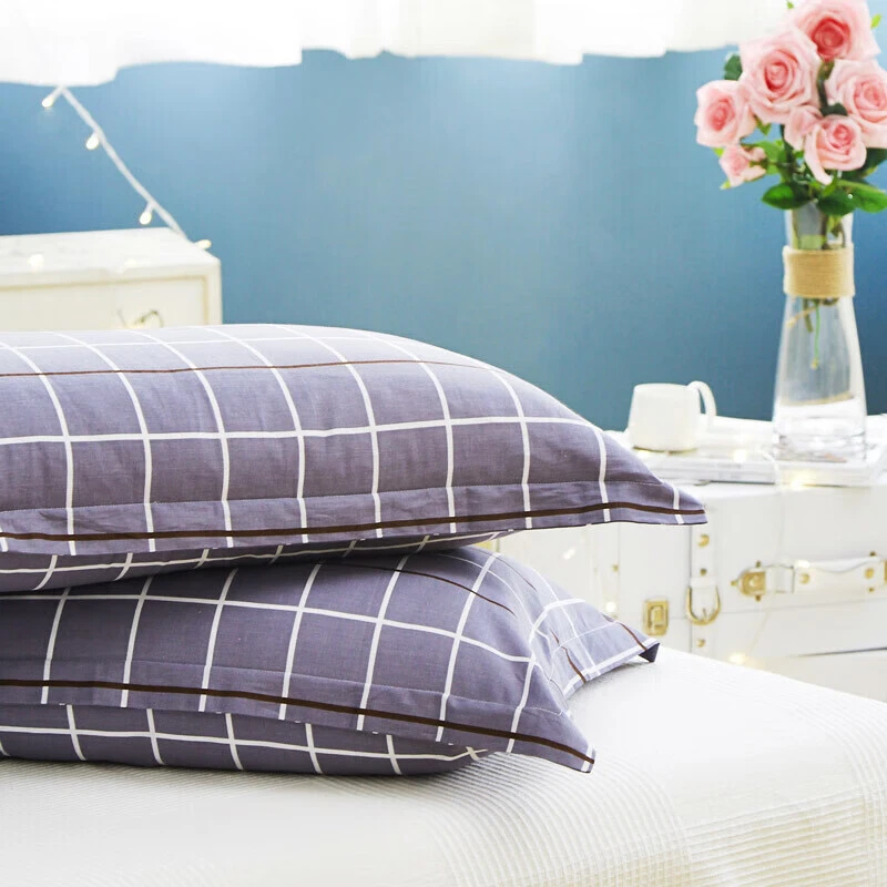 纯棉枕头套加厚磨毛加大枕套一对装家用枕头芯套肤透气新款