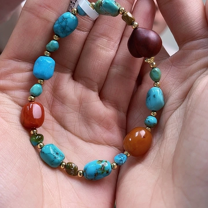 未镶嵌绿松石珠宝奇石