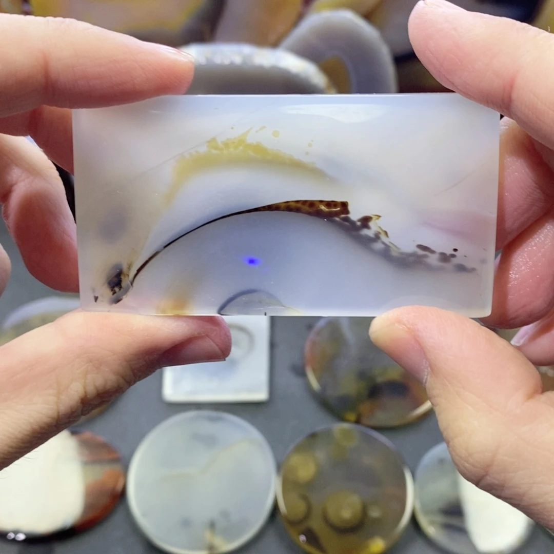 玛瑙/玉髓颈饰未镶嵌编号77