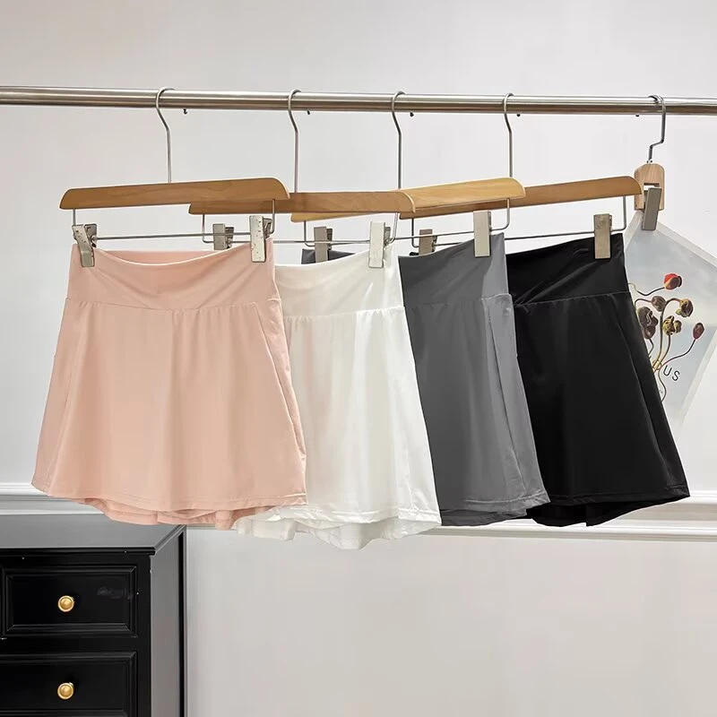 夏季防走光运动短裙高腰速干瑜伽网球裙女士薄款休闲裙百搭外穿