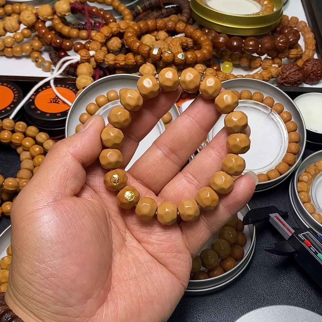 猴头核桃手串奶酪44号双标