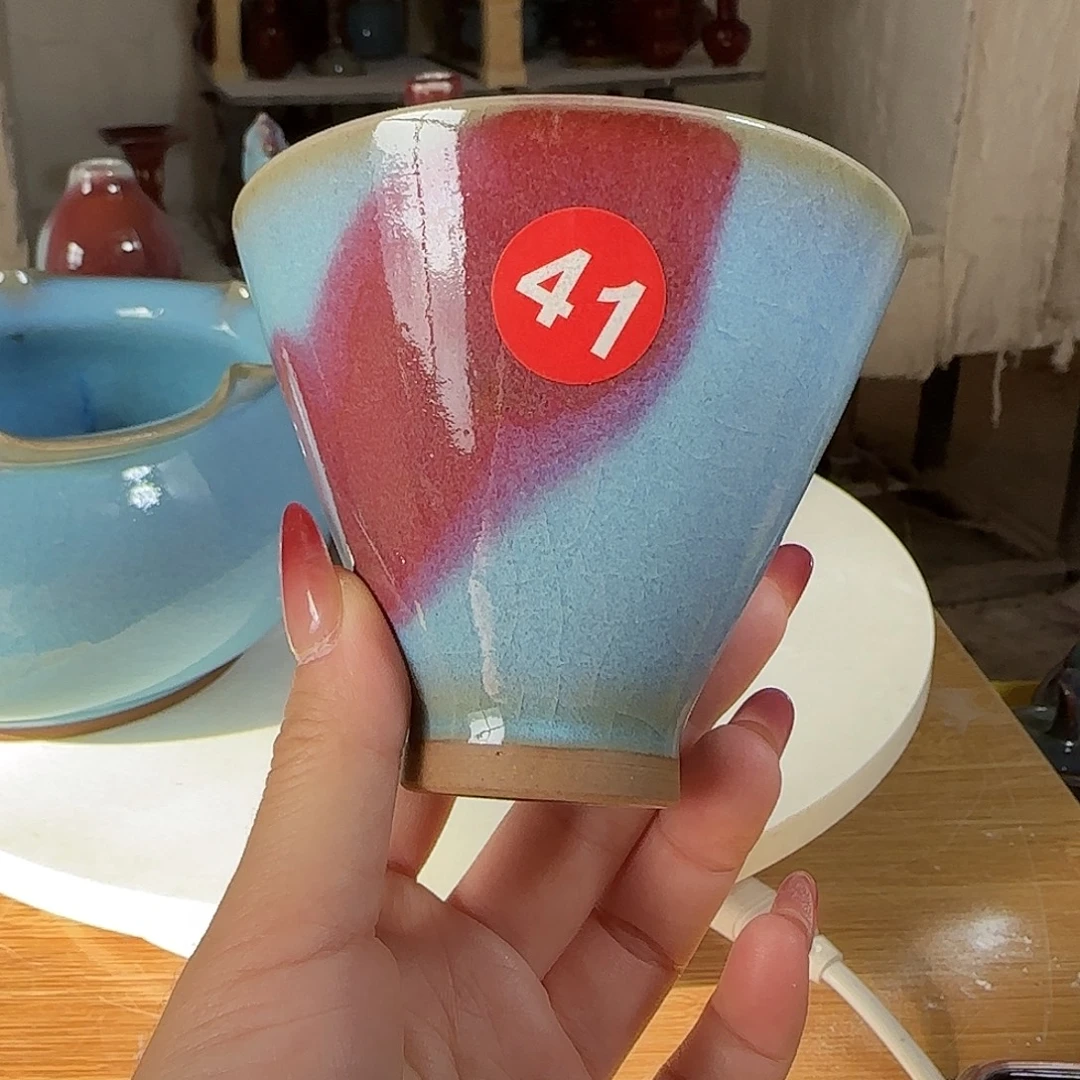 摆件陶郑家钧窑摆件