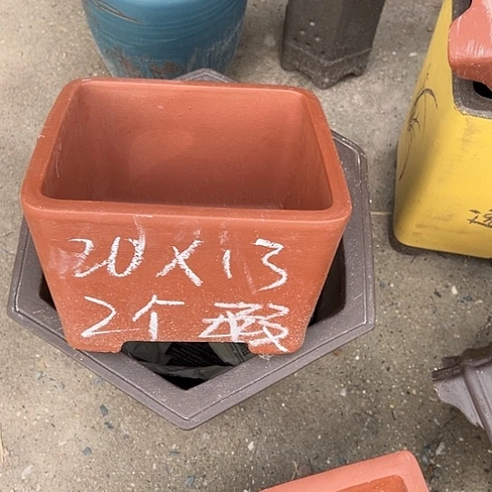 紫砂花盆透气花盆