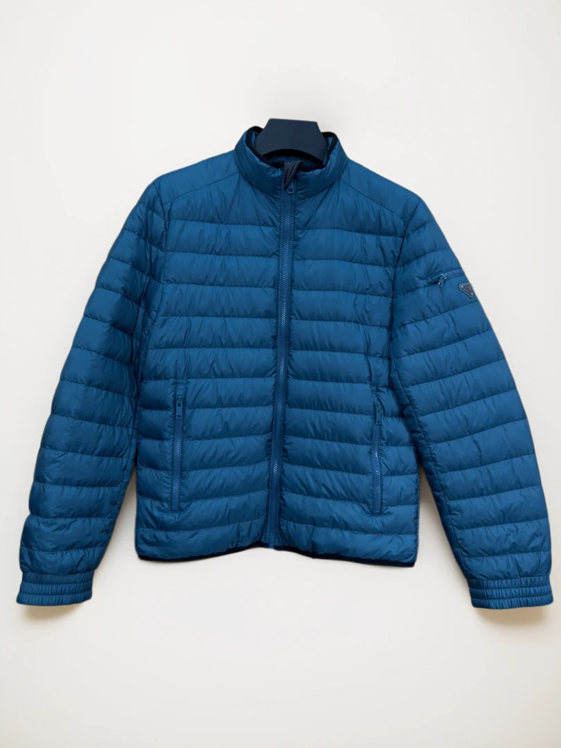 99新 Prada/普拉达 48码/三角标鹅绒服/工价10900/r95729/Y738